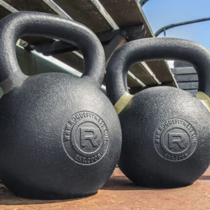Two kettlebells